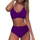thumbnail image 4 of Traje de baño para mujer, moda para mujer, traje de baño sólido sin mangas, push-up, acolchado, traje de baño, ropa de playa, trajes de baño para mujer, 4 of 6