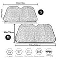 thumbnail image 3 of Kdxio Snake Print Windshield Sun Shade,UV Rays and Sun Heat Protection,Sunshade for Car Windshield,Car Shade Front Windshield - Medium, 3 of 6