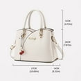 thumbnail image 5 of Stylago Handbags and Purses for Women with Cherry Pendant Leather Crossbody Tote Bags Multiple Compartments Shoulder Satchel Red, 5 of 5