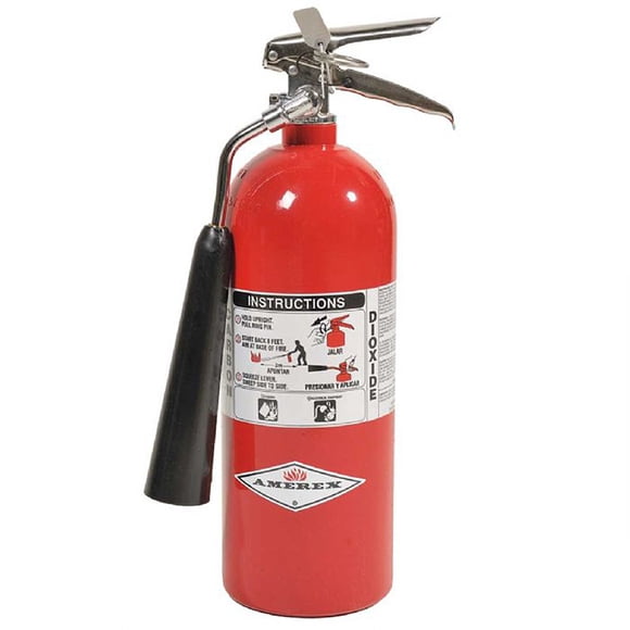 Extintor Amerex 322 CO2 2,27 kg 5B:C con colgador de pared