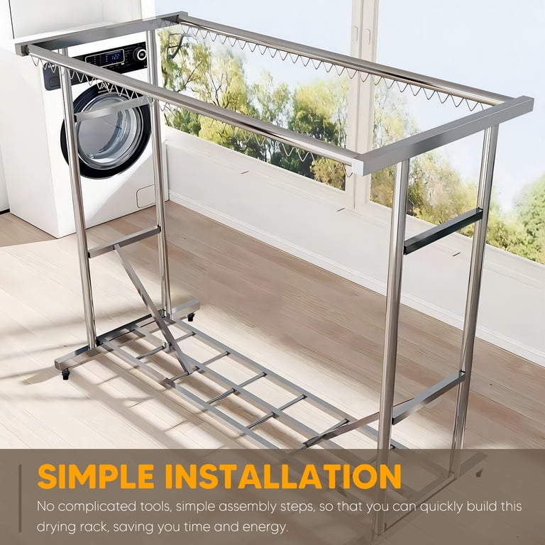 Heavy Duty Commercial Clothing Rack Heavy Duty Rolling Garment Rack ...