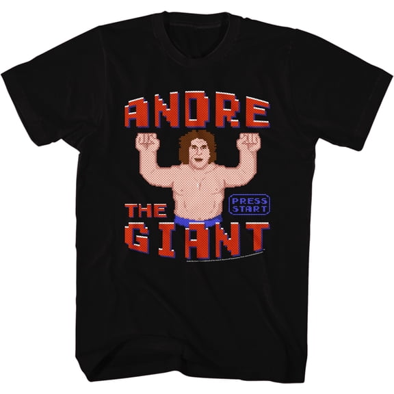 Andre The Giant Icons Wreck It Andre Adult Short Sleeve T Shirt