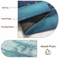 thumbnail image 6 of Ocean Starfish Area Rugs 4'x6', Washable Small Throw Rugs for Office Bathroom, Nautical Coastal Conch Wooden Board Ombre Blue Indoor Outdoor Rug Non-Slip Low Pile Carpet Runner Reversible Floor Mats, 6 of 8