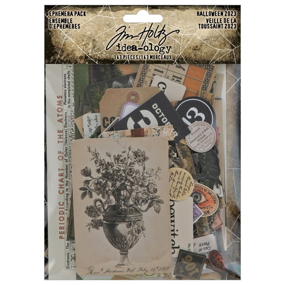 Tim Holtz Idea-Ology Ephemera Pack 143/Pkg-Halloween