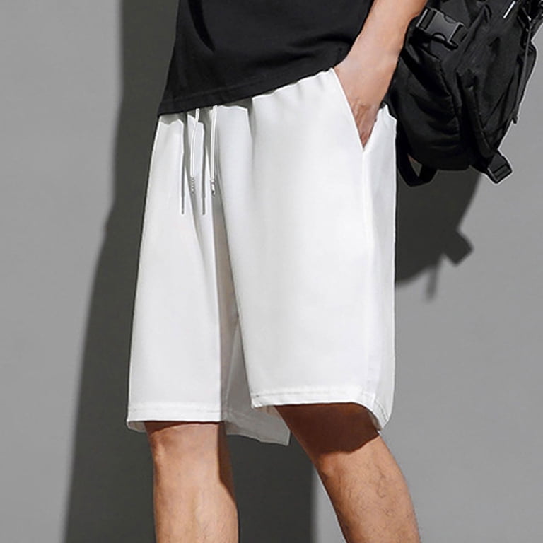Dxzfnsa Mens Sweat Shorts Above Knee Workout Gym Shorts Lounge