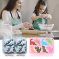 thumbnail image 3 of 2Pcs Dinosaur Silicone Molds 3D Dinosaur Themed Baking Mould Tray DIY Baking Tool for Chocolate Cake Dessert Candy Pastry Handmade Soap Cupcake Topper, 3 of 6