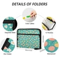 thumbnail image 3 of WOBOGO Strawberries Flowers Pattern Expanding File Folder Letter Size Accordion Filing Organizer 13 Pocket Separate Organ Pocket, 3 of 7