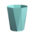 thumbnail image 3 of Cubo de basura pequeño, contenedor de basura, cesto de papel, cubo de basura para dormitorio universitario, hogar verde, 3 of 8