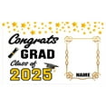 thumbnail image 6 of WMGHA 2025 Class Graduation Photography Backdrop Black and Gold Cap Balloon Grad Congrats Party Banner Background Prom Party Supplies Decorations, 43.3x70.8 inchs, 6 of 9