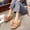 Pink, variant on HAOTAGS Women's Flower Espadrille Wedge Sandals Open Toe Casual Slip On for Summer