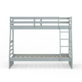 thumbnail image 4 of Plana Solid Wood Twin Over Full Bunk Bed in Light Gray, 4 of 6