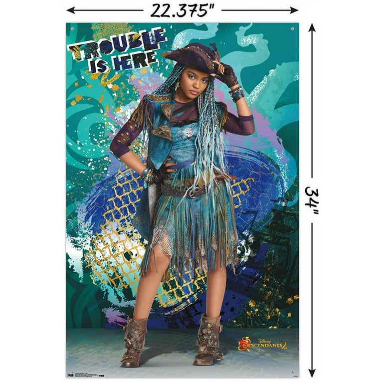 Disney Descendants 2 - Uma Wall Poster with Push Pins Disney Descendants 2 - Uma Wall Poster with Push Pins