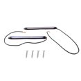 thumbnail image 1 of 2pcs Headlight Strip Lights Daytime Running Turn Signal Light Strips Dual Colors White and Yellow, 1 of 14