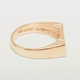 thumbnail image 4 of LBG British Made 10k Rose Gold Natural Sapphire Mens Band Ring - 25 size options - Size 10.5, 4 of 6