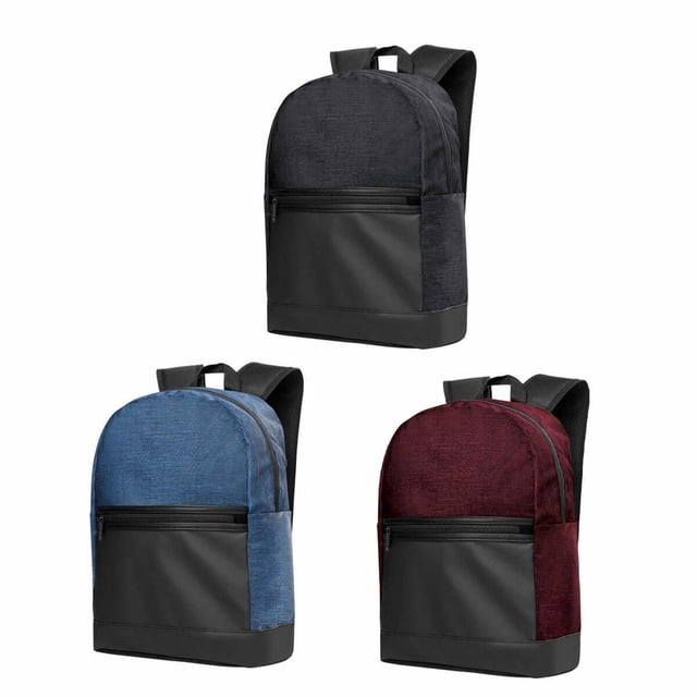 Paquete 20 piezas Mochila con compartimento para laptop grande rojo 28.5 x 42 x 14