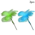 thumbnail image 1 of 2 Pcs Cat Plume Teaser Interactif Belle Chat Jouet Interactif Chat Teaser Baguette, 1 of 10