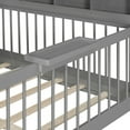 thumbnail image 5 of Full Size House Bed with 2 Large Drawers, Side Bookshelf with LED Strip, 5 of 5