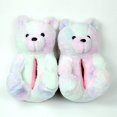 thumbnail image 1 of Teddy Bear Slippers For Women, Cute Indoor Non-Slip Warm Slippers(Light Color), 1 of 7