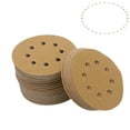 thumbnail image 3 of MasteelfCA 100PCS Gold-Cut 5-Inch 8-Hole 120 Grit Dustless Hook & Loop Sanding Discs Sandpaper Circular Pads, 3 of 7
