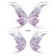 thumbnail image 3 of Waterproof Butterfly Wing Tattoo Sticker for Face and Body Decoration - High-End Eye Makeup for Children and Adults - Perfect for Holiday Elf Costumes, 3 of 5