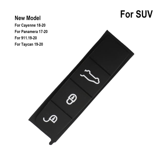 PU Key Shell Button Pad Replacement For Panamera For Cayenne 2018-2020 For 911 For Taycan 2019-2020 Rubber Key Shell Button Pad