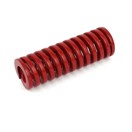 - 20mm OD 60mm Long Coil Medium Load Stamping Compression Mold Die Spring Red