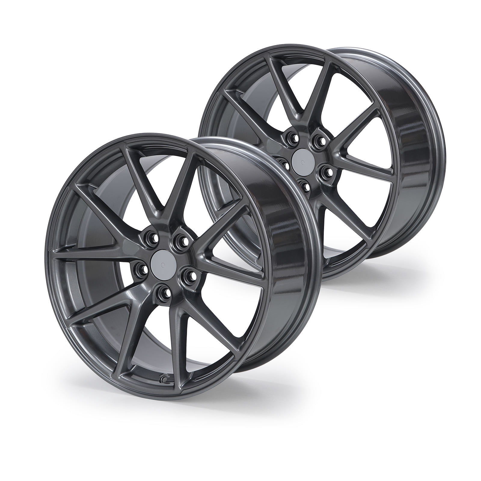 XXR 553 17X8.25 5x100/5x114.3 Chromium Black offset +36 Wheel