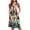 Red dresses for women 2023, variant on Wycnly Dresses for Women 2024 Button Down Elastic Waist Beach Pocket Knee-Length A-line Dresses Short Sleeve V-Neck Striped Print Summer Midi Sun Dress Blue L