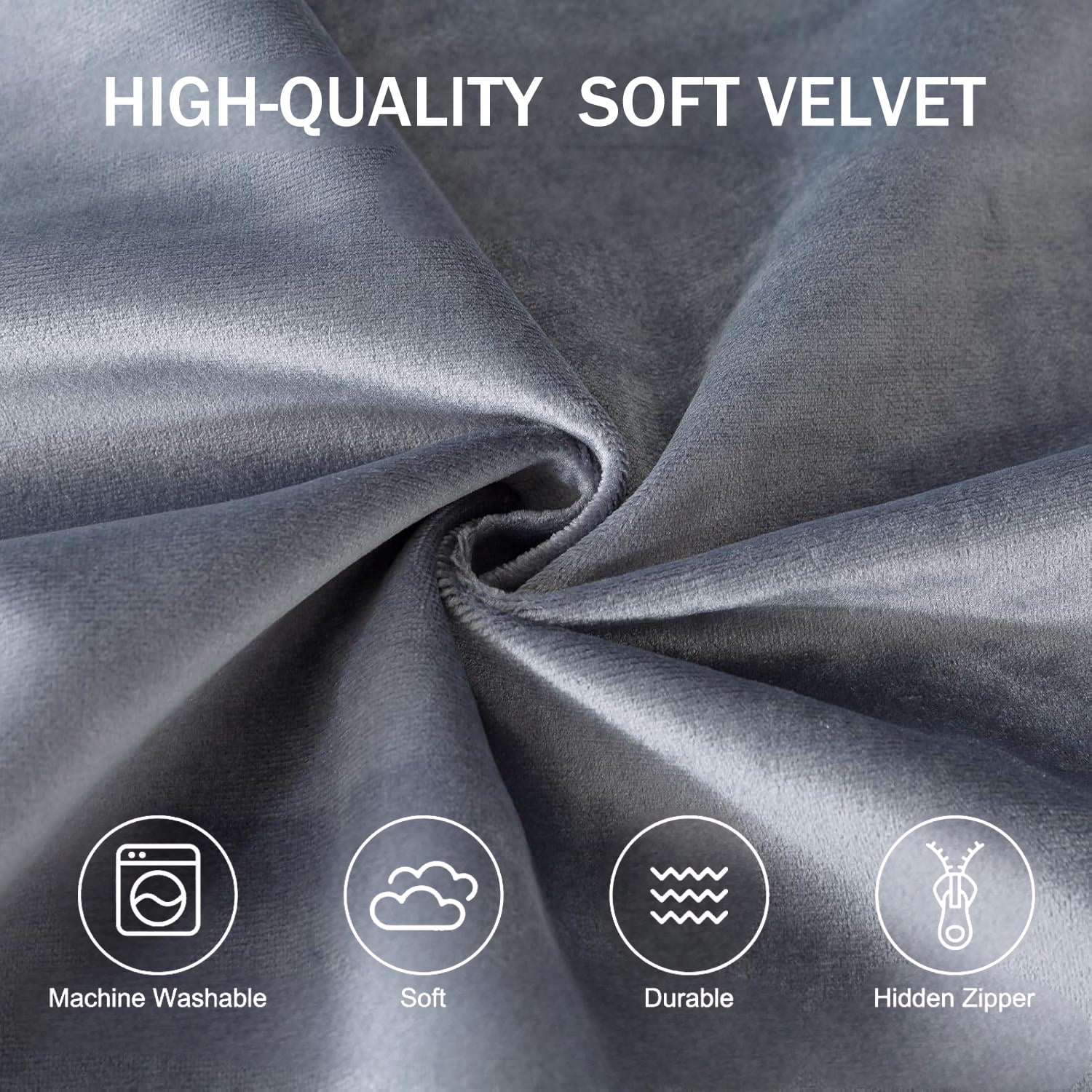 VIREO Bean Bag Chair - 4FT Bean Bag Chairs for Adults Memory Foam Filler Beanbag Chair with Ultra Soft Removable and Washable Flannel Cover, Beanbag Chairs for Living Room - Grey