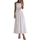 thumbnail image 1 of Vestido PRETTYGARDEN 2025 Maxi sin mangas blanco talla grande, 1 of 8