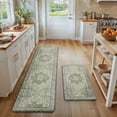 thumbnail image 2 of KUETH Kitchen Mats for Floor, Kitchen Rug with Anti Fatigue, Non Slip Washable Kitchen Rug, Set of 2 Kitchen Mat 17"x59"+17"x30", Runner Rug with Waterproof for Bathroon and Bedroom, 2 of 8