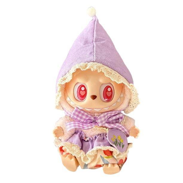 Vestido Juguete Dibujos Animados Ropa Muñeca Kawaii Decorativa Con Sombrero para Del