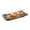 Long / 100 Count, variant on Roku Black Plastic Short Take Out Sushi Container - with Clear Lid - 7 1/2" x 4 3/4" x 2" - 100 count box
