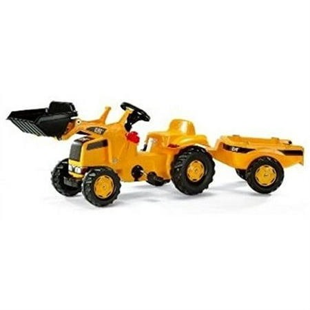 Caterpillar Kids&#39; Tractor with Trailer Ride-On