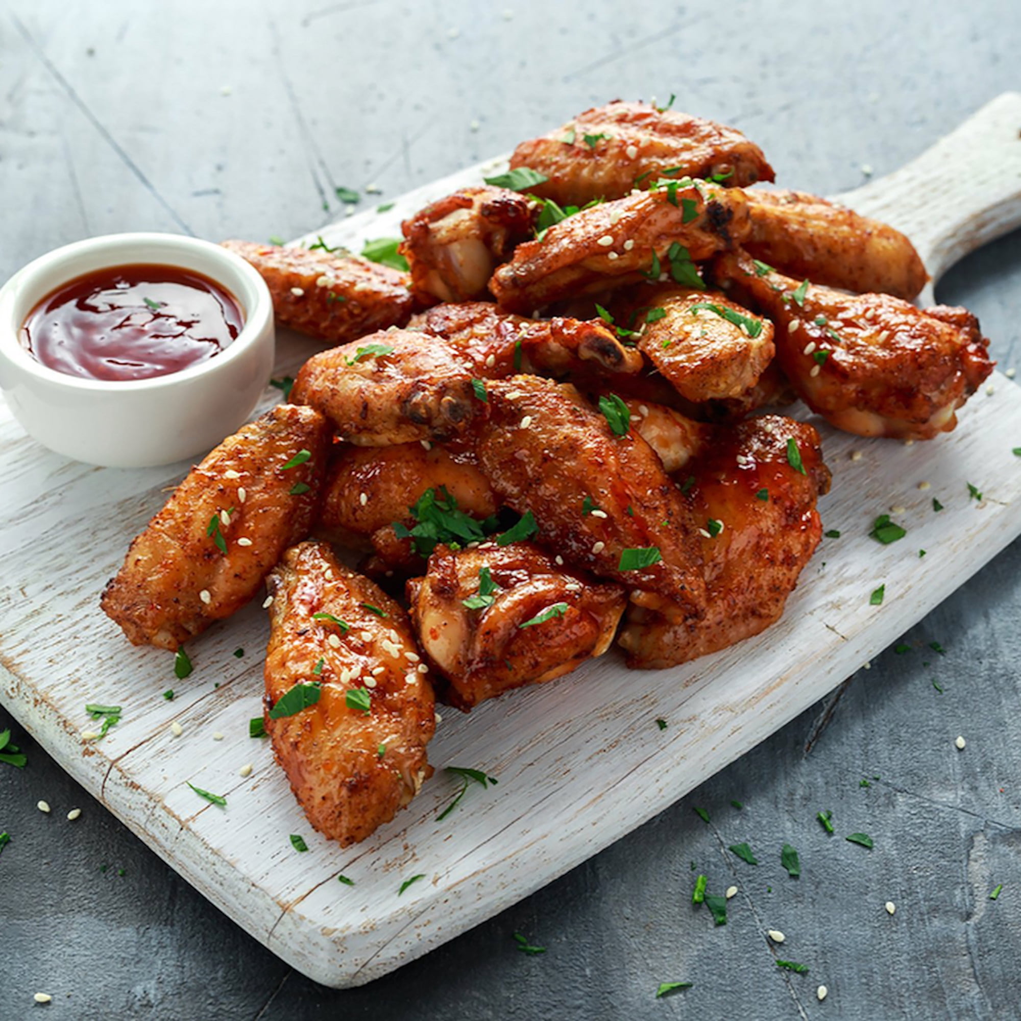 Grumpy Butcher Heritage Chicken Wings, Smoky Salt & Pepper, Fully Cooked & Microwaveable, 2 Pack (20 oz each)