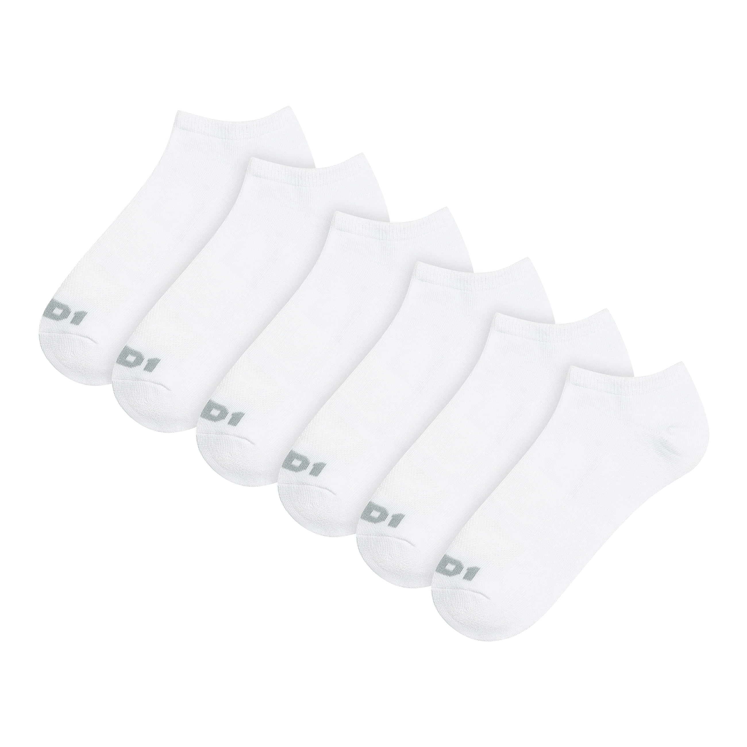 AND1 Men's Socks, Performance Cushion Low Cut Socks, 6-Pack