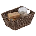 thumbnail image 6 of mDesign Woven Seagrass Nesting Kitchen Storage Basket Bins, 4 Pack - Natural/Tan, 6 of 8