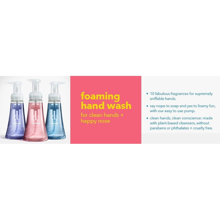 Method Foaming Hand Soap, Lemon and Freesia, 10 oz - Walmart.com