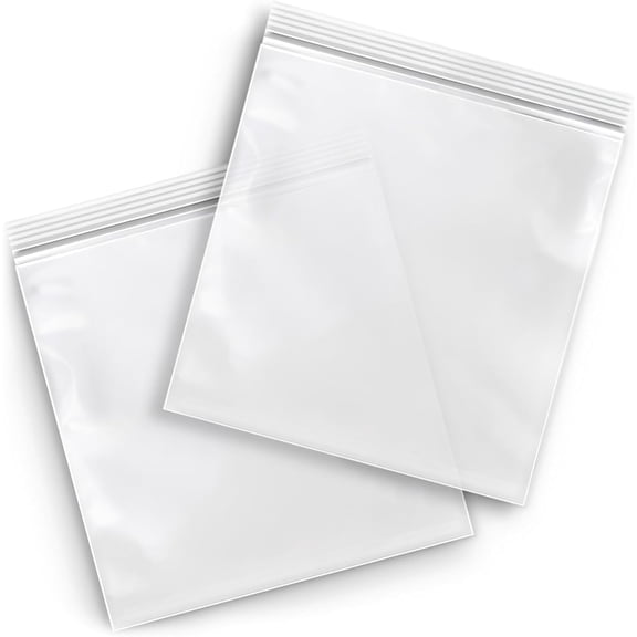 MMBM Clear Zipper Reclosable Poly Bags, 4 Mil Thickness 20" x 24" Pack of 2500 for Packing and Shipping