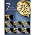 thumbnail image 2 of Filtered Shower Head, 7 Modes High Pressure Shower Heads - 16 Stage Shower Head Filter for Hard Water for Remove Chlorine and Harmful Substances (Midnight Black Matte, 5 Inch Round), 2 of 16