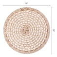 thumbnail image 6 of Unique Bargains 6Pcs Farmhouse Hollowed-out Placemats Brown White 15" x 15", 6 of 6