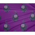 thumbnail image 4 of oneOone Polyester Lycra Fabric Leaves & Floral Block Print Fabric BTY 56 Inch Wide, 4 of 4