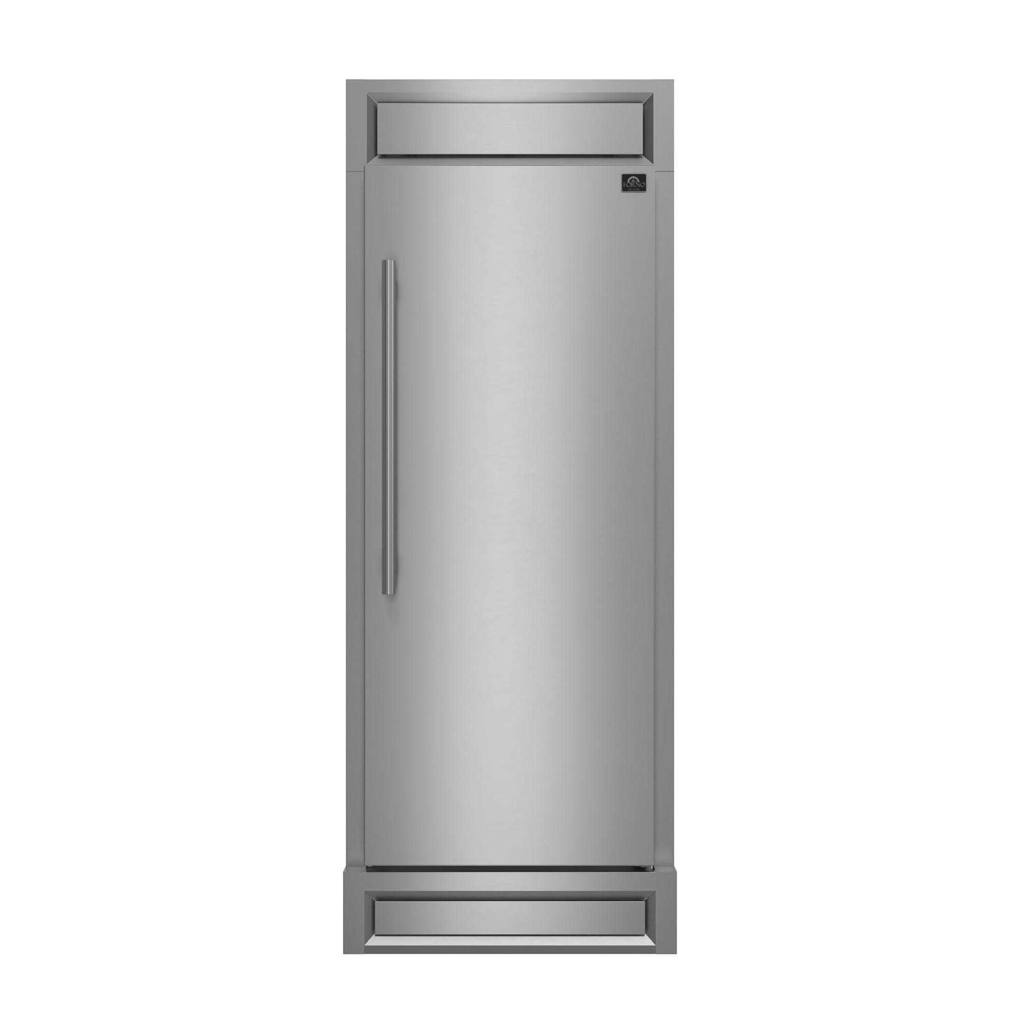 Forno Maderno 28-Inch Built-In Convertible Refrigerator, 13.6 cu.ft, Right Swing, Decorative Grill