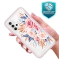 thumbnail image 3 of Samsung Galaxy A72 5G Case, Rosebono Graphic Design Shockproof Impact Resistant Protective Full-Body Rugged Clear Hybrid Bumper Case for Samsung Galaxy A72 5G (Pink Flower), 3 of 4