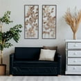 thumbnail image 3 of SEI Furniture Binet Metal Wall Decors in Dark Gold/Bronze (Set of 2), 3 of 6