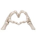 thumbnail image 2 of FufuCrick Skeleton Ornament, Halloween Decor, Tabletop Prop, Resin Static Accessory for Indoor Autumn Halloween Decorations, White, 2 of 4