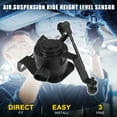 thumbnail image 2 of Sensor de Nivel de Altura de Suspensión de Aire Unique Bargains para Cadillac Escalade No.15128630 Frontal Izquierdo, 2 of 7