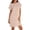 Apricot, variant on Women's Summer Short T Shirt Dress Casual Short Sleeve Crew Neck Casual Loose Basic Mini Dresses