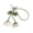 D, variant on SmartBy Crochet Flower Keychain Handmade Flower Fruit Bag Charm Cute Keychain Pendant with Faux Pearl Chain Accessory for Girls Women Keys Backpack