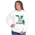 thumbnail image 4 of Florida FL Surf Beach Sunshine Smurf Sweatshirt for Men or Women Brisco Brands 5X, 4 of 6
